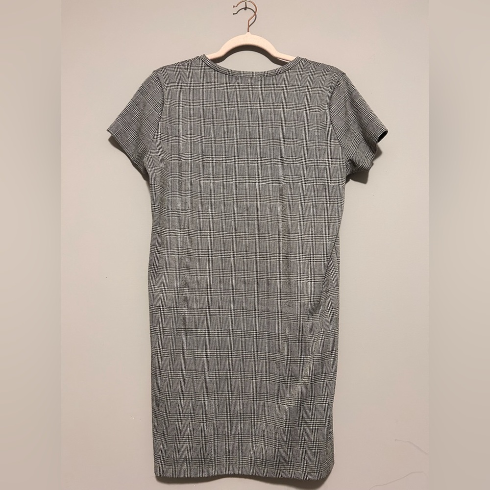 New women's business casual plaid dress